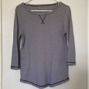 Eddie Bauer 3 quarter length sleeve shirt